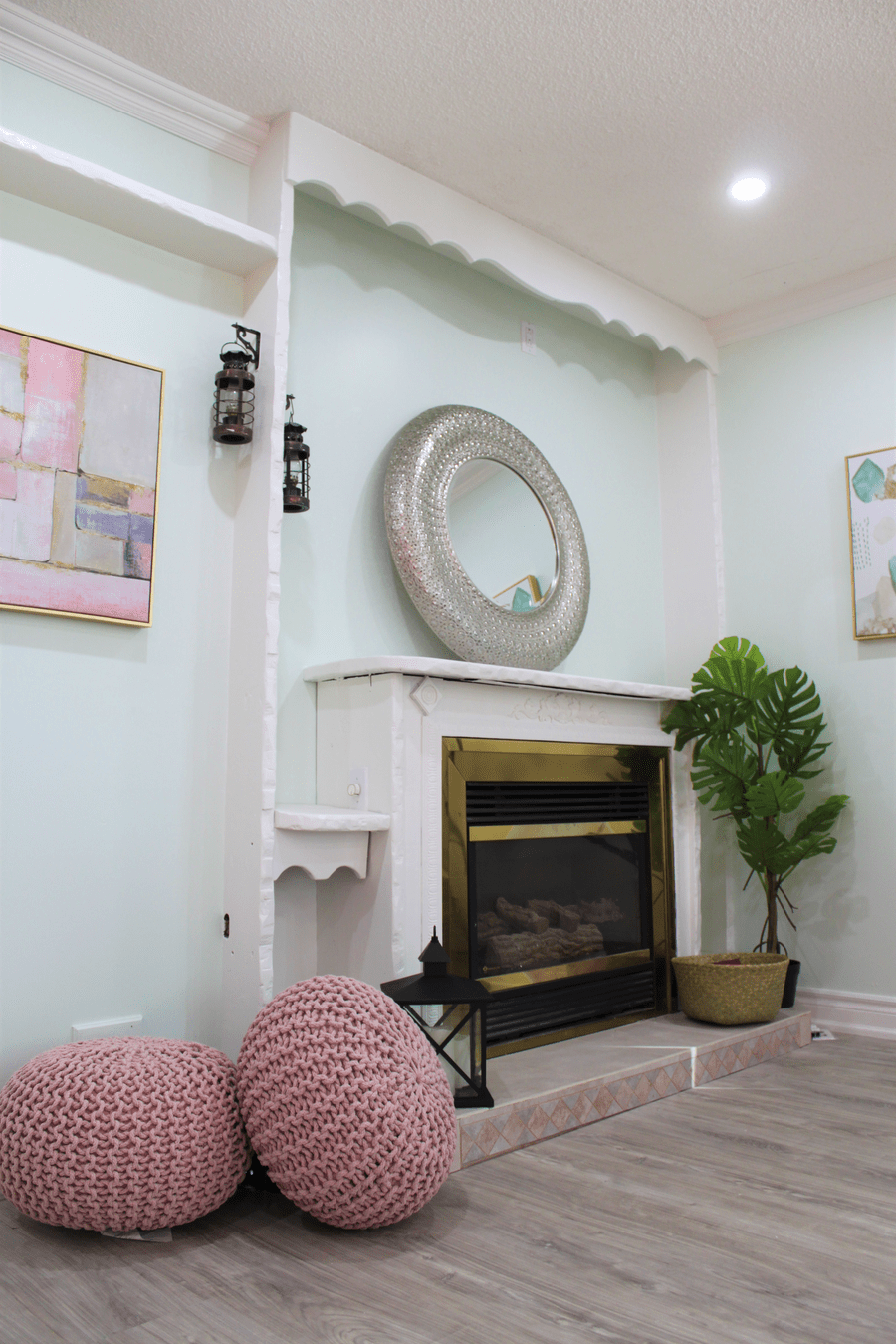 Lakeview Blvd Fireplace - After